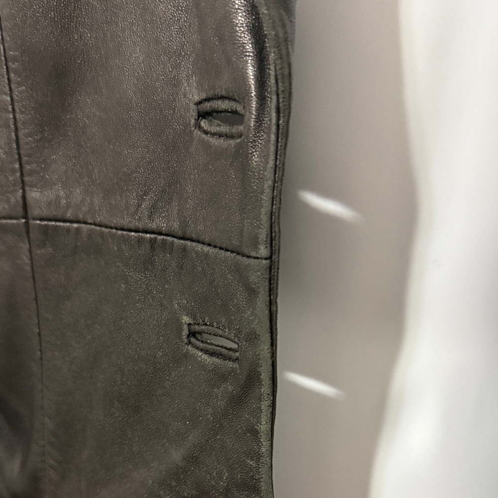 Bebe Black Leather Jacket - Picture 6 of 16